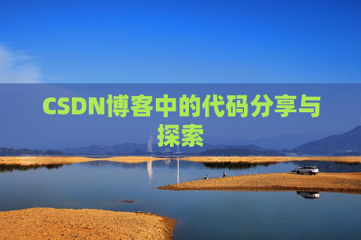 CSDN博客中的代码分享与探索
